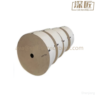 Kalite  NCR Blank Receipt Roll Thermal ATM Receipt Paper Black Image with Sense Marks fabrika