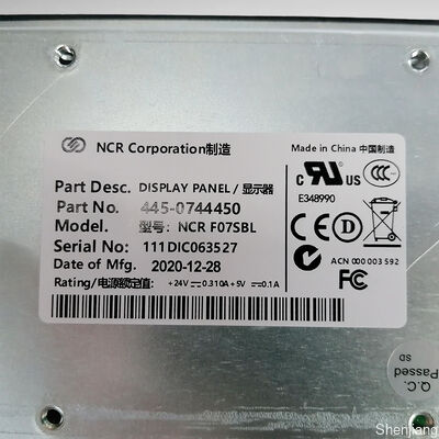 445-0744450 NCR FO7SBL DISPLAY PANEL NCR Parçaları Listesi