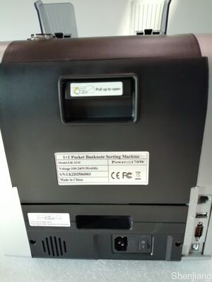 1+1 Cep Tipi Banknot Ayıklama Makinesi Para Sayma Makinesi Dedektörü Siyah LED Ekranlı LK22025060003