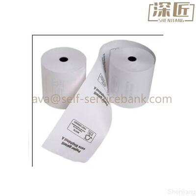Wincor TP07 Thermal Receipt Printer Paper Thermal ATM Receipt Paper Black Image with Sense Marks