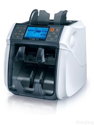 Ücretsiz Bakım Akıllı BDT Banknot Sıralayıcısı Makinesi SJ-9100 Çift Cep